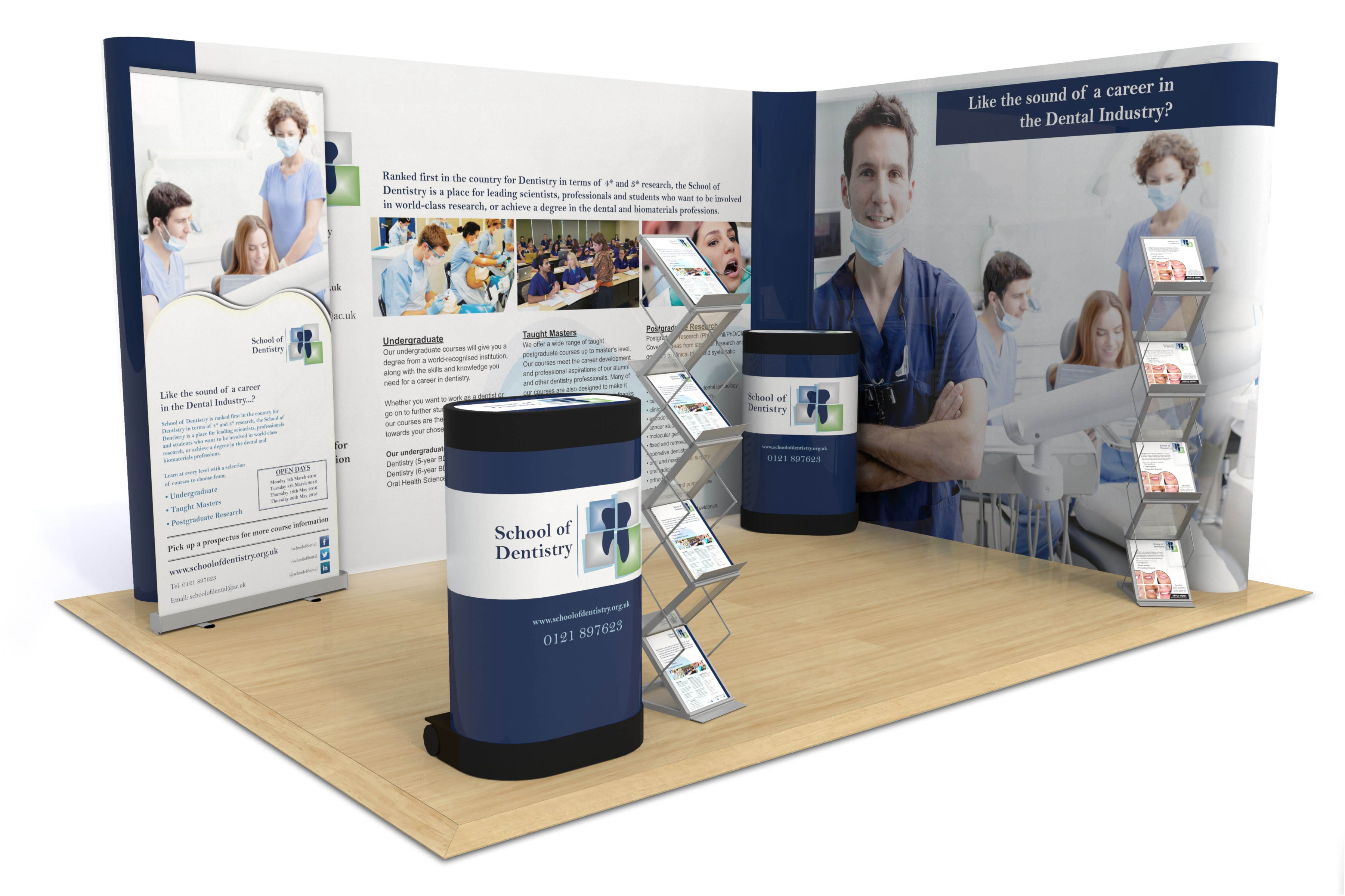 Possibilities with Custom Made Pop Up Stands