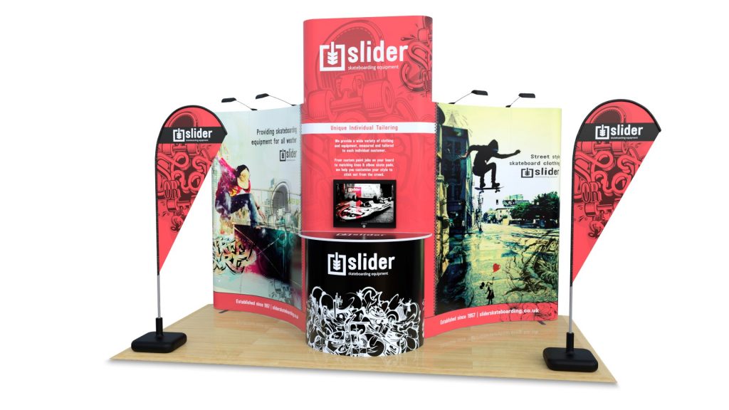 2m x 4m Pop Up Exhibition Bundle. 