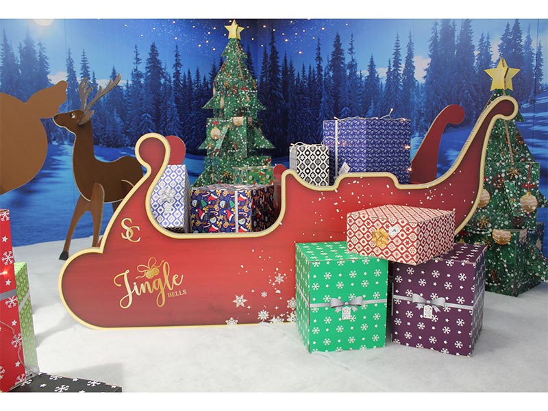 Eco friendly sleigh made out of fibre board