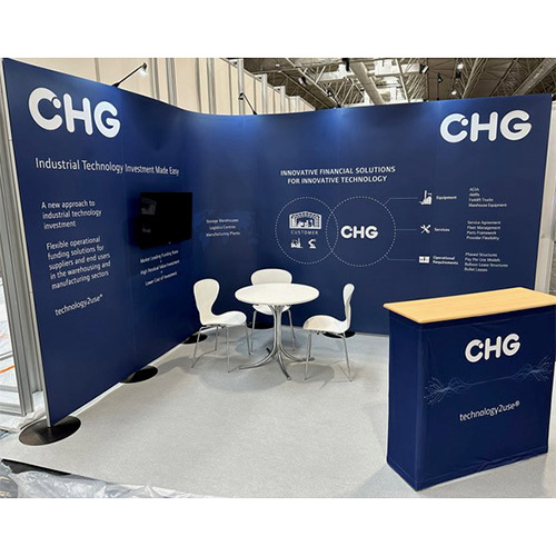 L Shape Streamline Exhibition Display