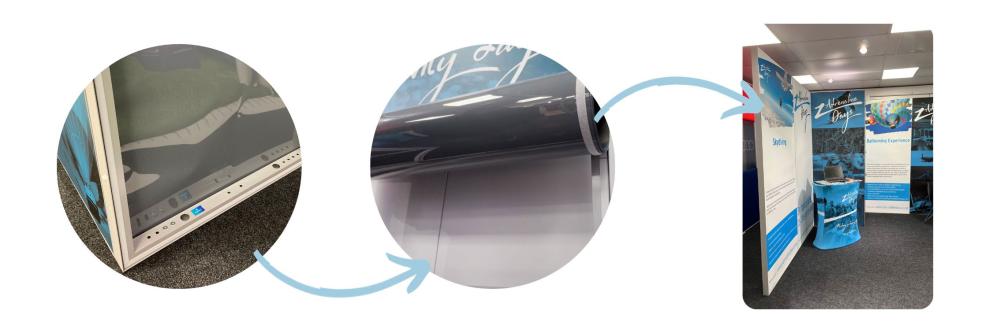 Assembly Exhibit Modular Exhibition Stand Panels