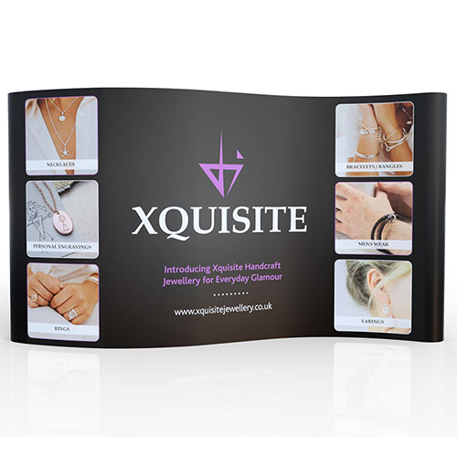 S-Shaped Pop Up Stands