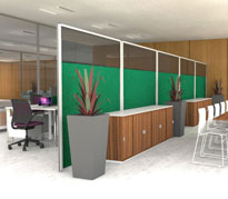 Acoustic Office Screens