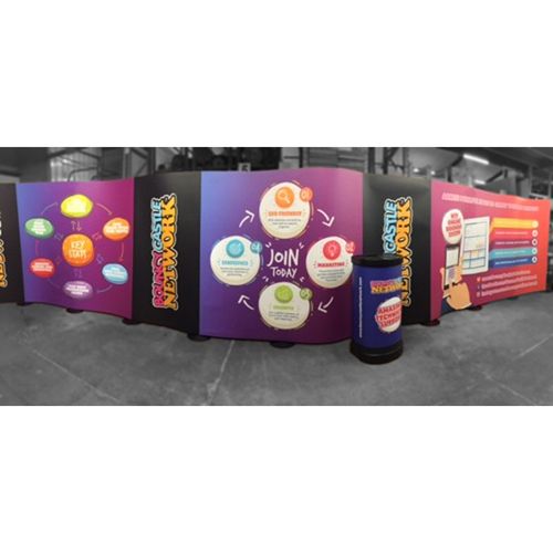 10m Wide Streamline Exhibition Stand