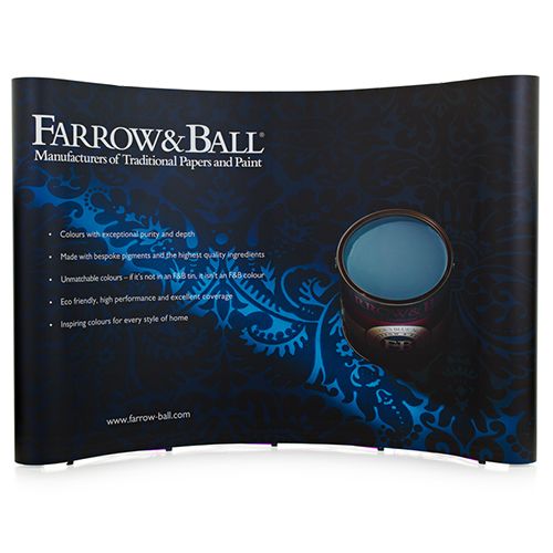 3x4 basic curved pop up stand kit
