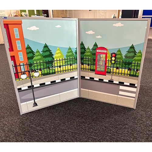 Event 2 Panel Printed Table Top Display