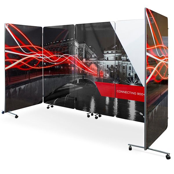 Printed Concertina 5 Panel Flexi-Screen 