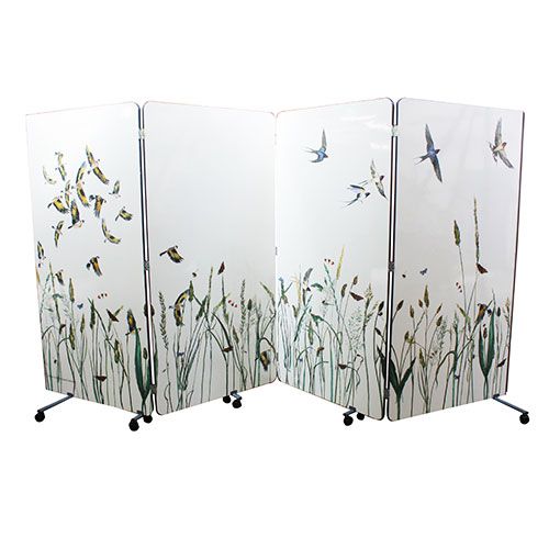 Printed Flexi-Screen Foldable Room Dividers 1.5m High