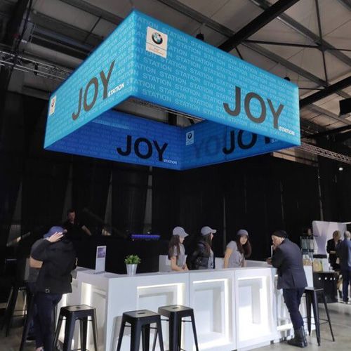 Tex-Flex Square Hanging Exhibition Sign