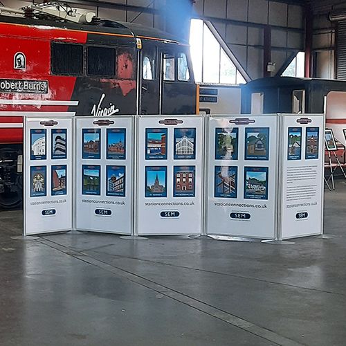 Printed large display board kit