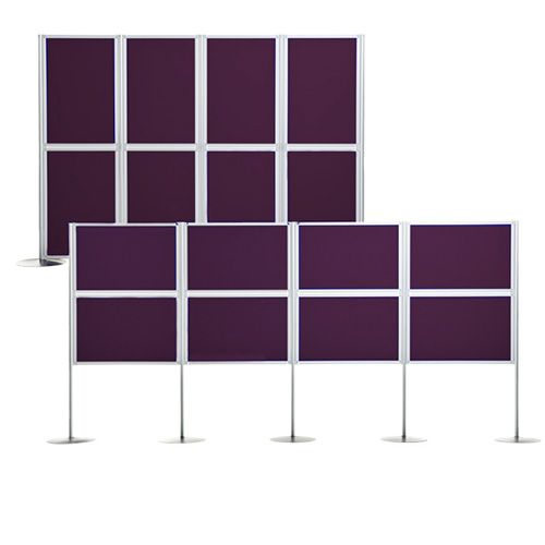 Universal+ 8 Panel & Pole Display Board in pinnable universe fabric