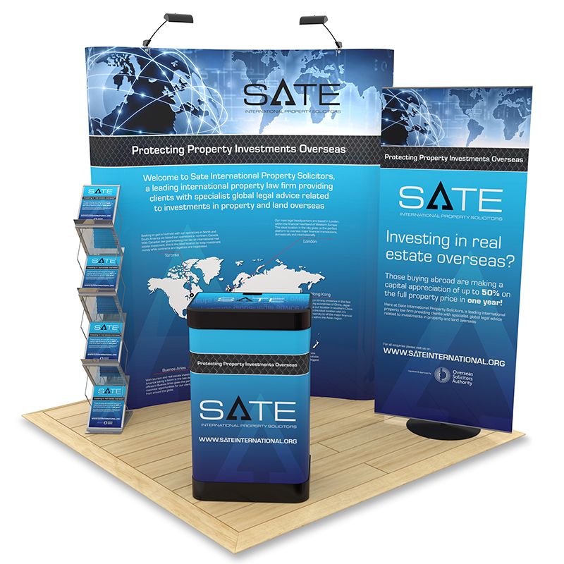 2m x 2m Up Stand | Pop Up Display | 2m Exhibition Stand