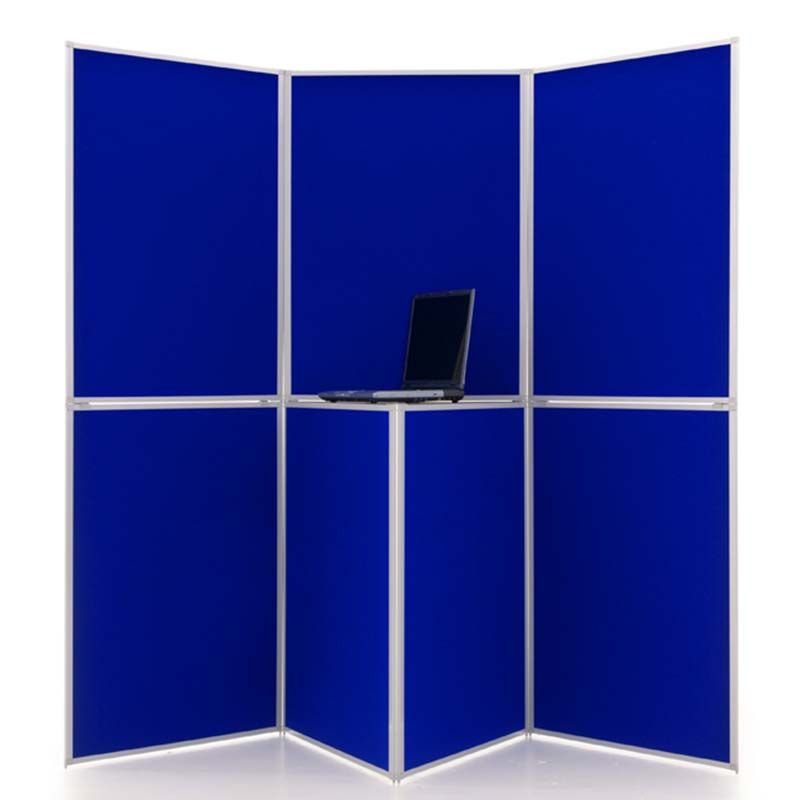 Event 7 Panel Display Boards in Electric Blue