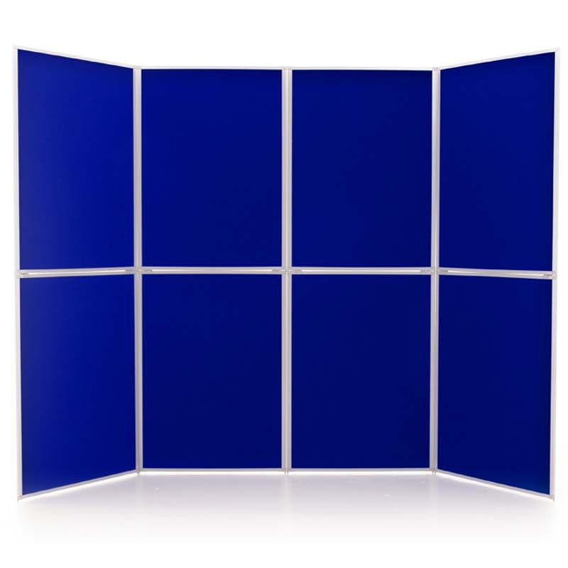 Event 8 Panel Display Boards in Electric Blue