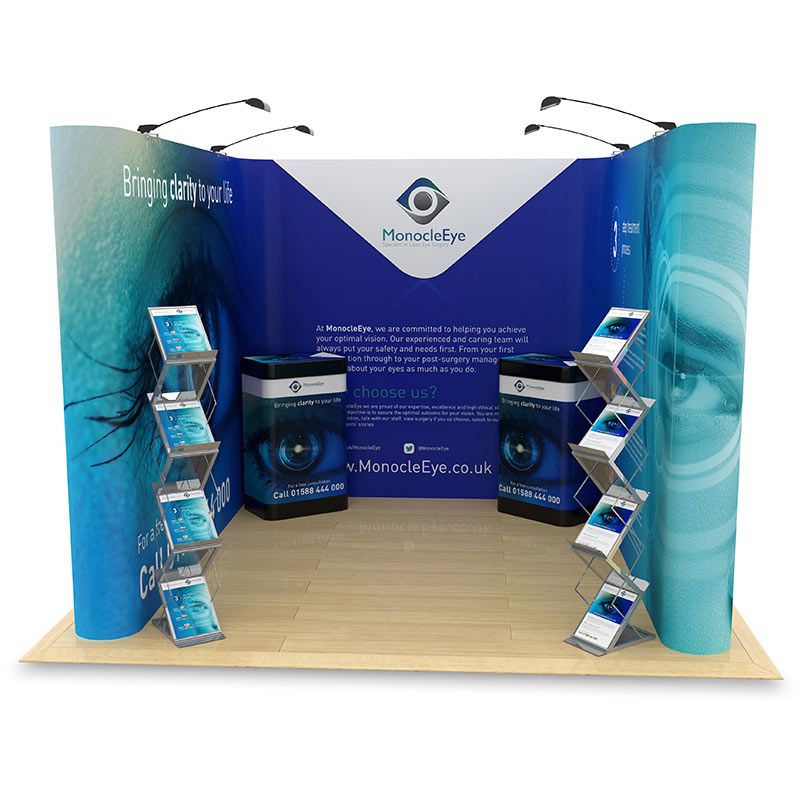 x Shape Exhibition Stand | Exhibition Package | Pop Up Displays