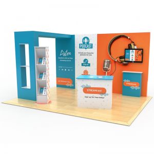 3m x 4m Modulink Exhibition Stand with Arch