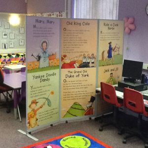 Printed Classroom Partitions