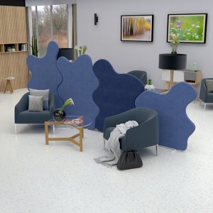 Delta Cloud Acoustic Room Dividers