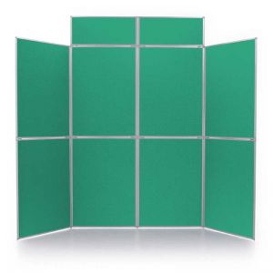 Event+ 8 Panel Display Board in Teal with header panels