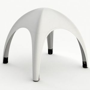 4m x 4m inflatable white spider tent. 