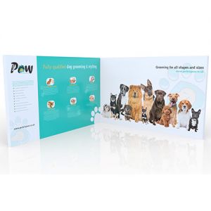 L Shape Modulink exhibition stand with double sided print