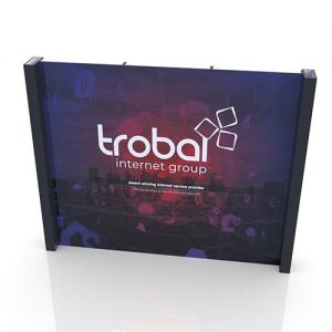 Single sided Modulink display wall