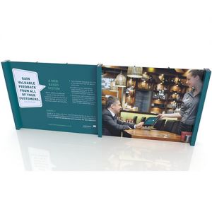 6m Single sided Modulink stand, made with xanita