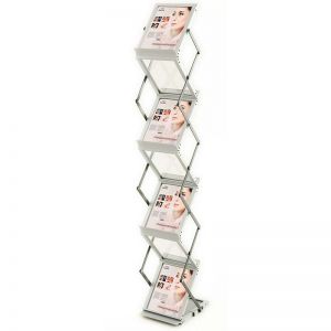 Aluminium A4 literature stand