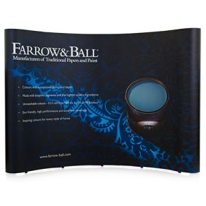 3x4 basic curved pop up stand kit
