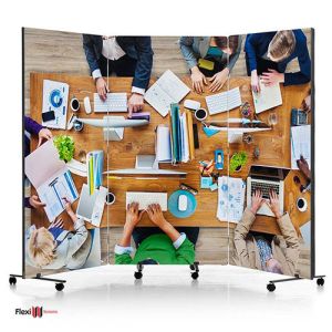 Printed Flexi-Screen Foldable Room Divider 2m High