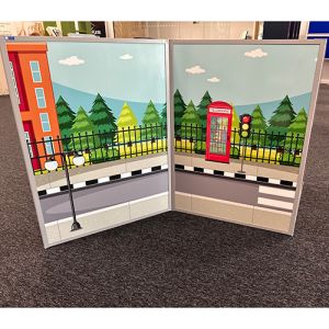 Event 2 Panel Printed Table Top Display