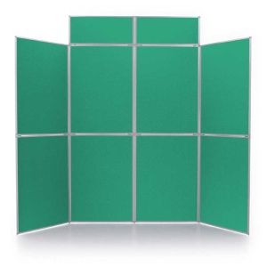Event+ 8 Panel Display Board in Teal with header panels