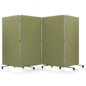 Flex-Screen Loop Nylon Foldable Room Divider 2m High