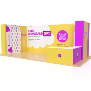 3m x 6m Modulink Exhibition Stand