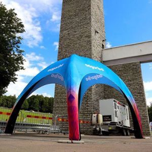 large inflatable event gazebos custom printed