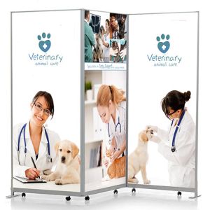 Mobi Printed Mobile Screens 1.5m High