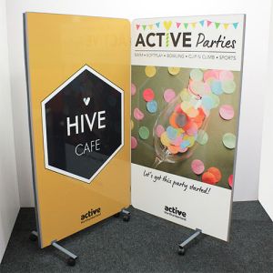Printed Concertina 2 Panel Flexi-Screen 