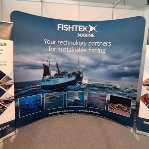 Tex-Flex Curved Fabric Display