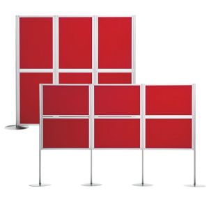Universal+ 6 Panel & Pole Display Board in Pinnable Universe Fabric