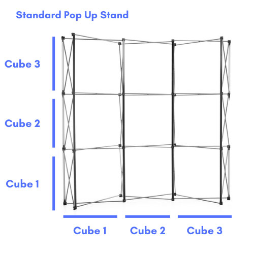 Pop Up Display Stand Measurements