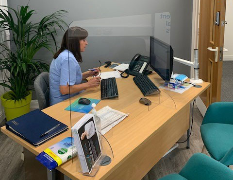 Acrylic Medical Desktop Dividers