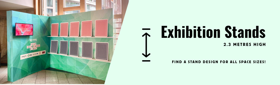 2.3m high exhibition stands