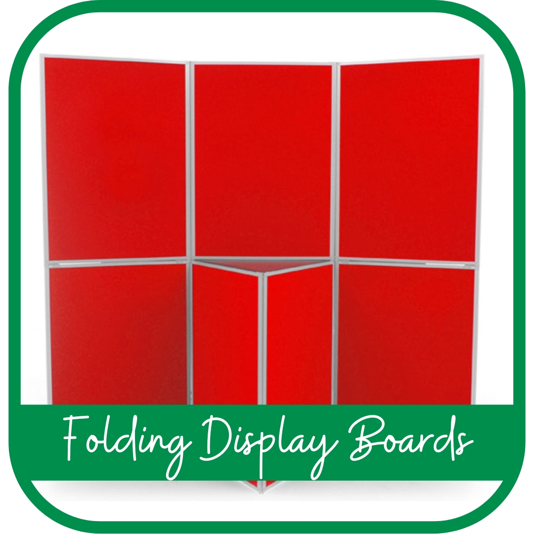 Folding display boards
