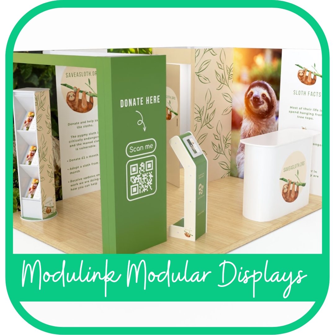 Modulink eco-friendly exhibition stand