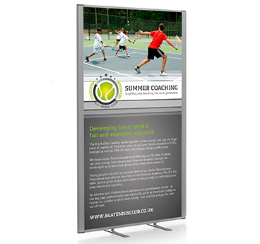 Printed office partition screens