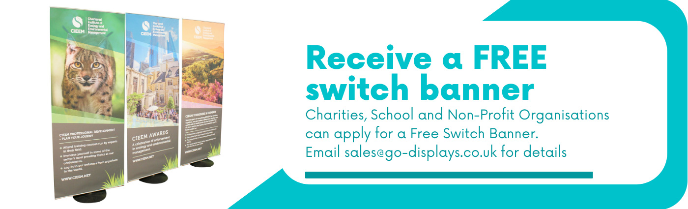charity banner from go displays