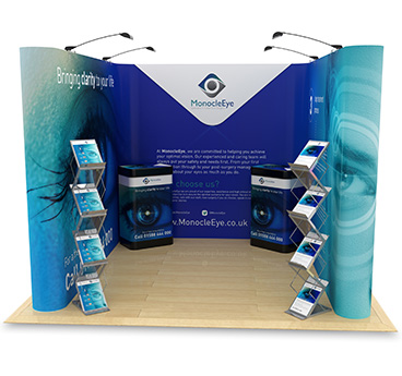 U-Shaped Pop Up Stands