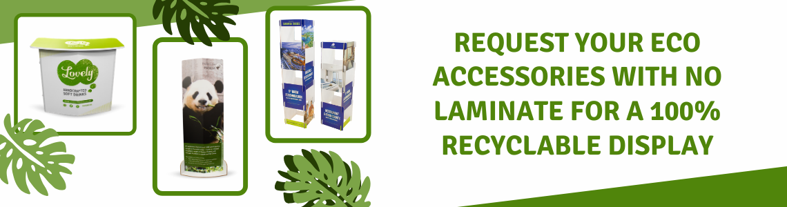 Eco-friendly displays made with Xanita from Go Displays