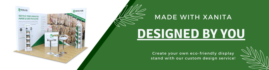 Eco-friendly Modular displays made with Xanita from Go Displays