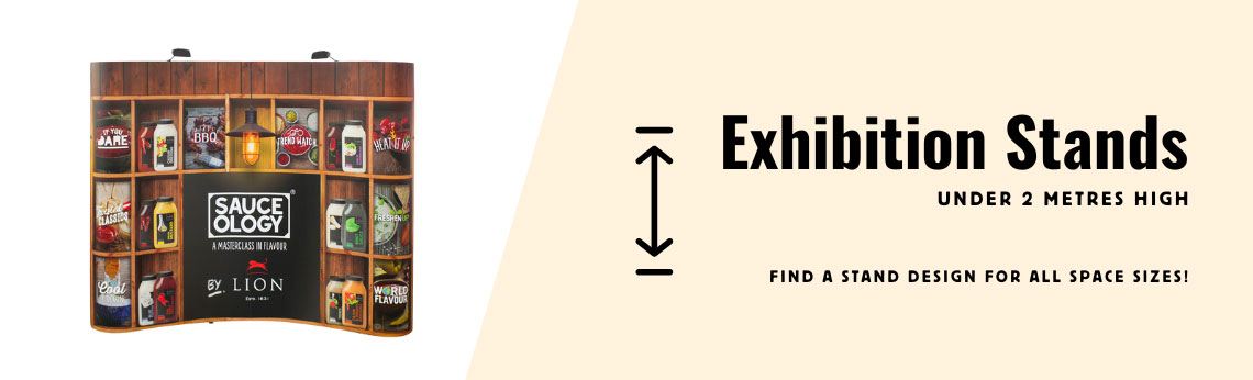 Exhibition stands under 2m